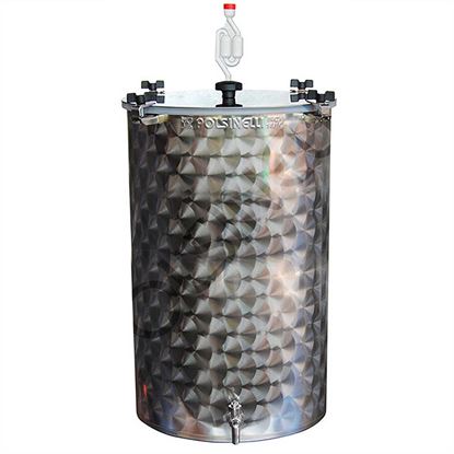 Bild von Gärfass 75 Liter Edelstahl mit Spund und Auslaufhahn