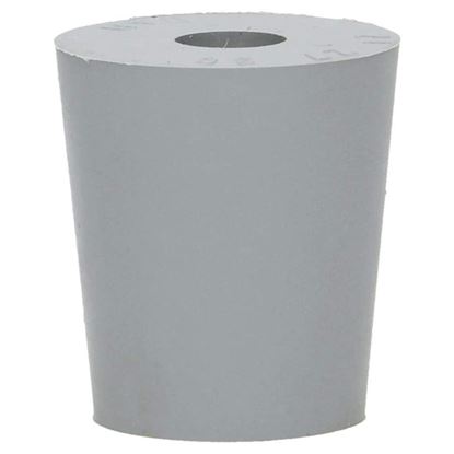 Bild von Gummistopfen D27/21 + 9 mm Loch
