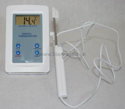 Bild von Digitaler Thermometer mit Sonde - 40°C + 300°C