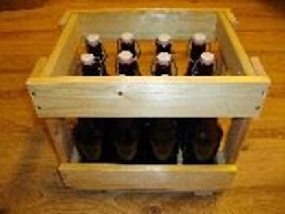 Bild von Flaschenkasten Holz