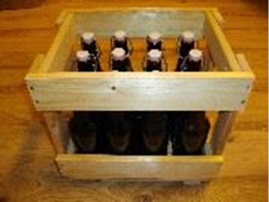 Bild von Flaschenkasten Holz