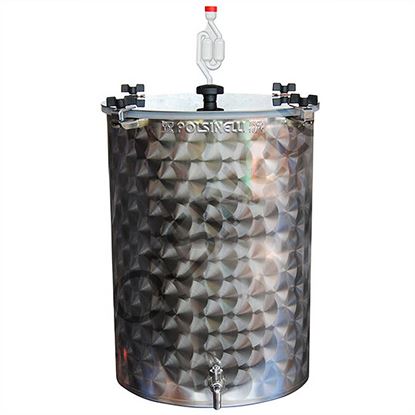Bild von Gärfass 150 Liter Edelstahl mit Spund und Auslaufhahn