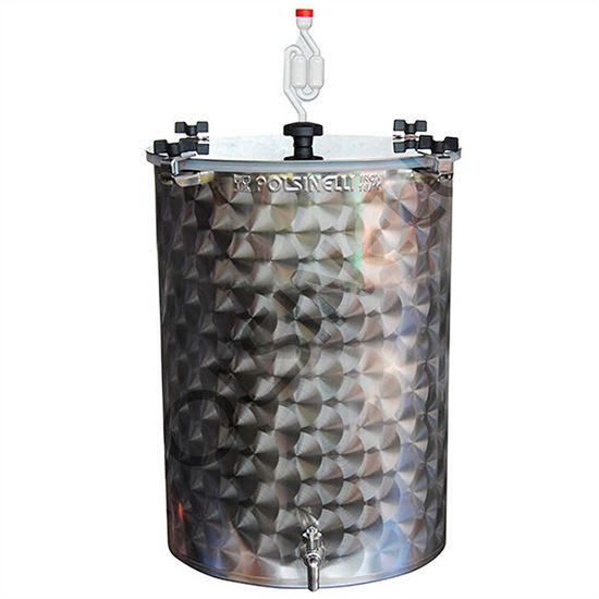 Bild von Gärfass 150 Liter Edelstahl mit Spund und Auslaufhahn
