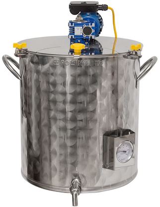 Bild von Braukessel Edelstahl 100 Liter m,it Rührwerk 220 V