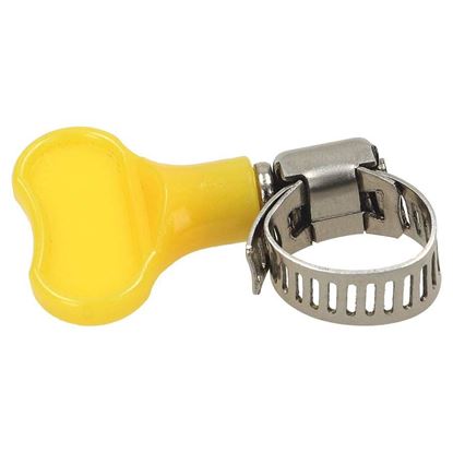 Bild von Schlauchklemme Edelstahl mit Flügelmutter 10 -16 mm