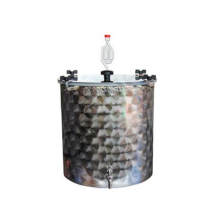 Bild von Gärfass 35 Liter Edelstahl mit Spund und Auslaufhahn