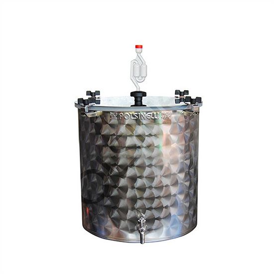 Bild von Gärfass 35 Liter Edelstahl mit Spund und Auslaufhahn