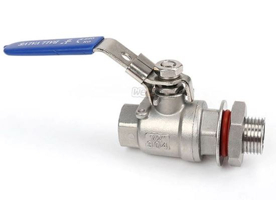 Bild von Kugelhahn Edelstahl 304 1/2"