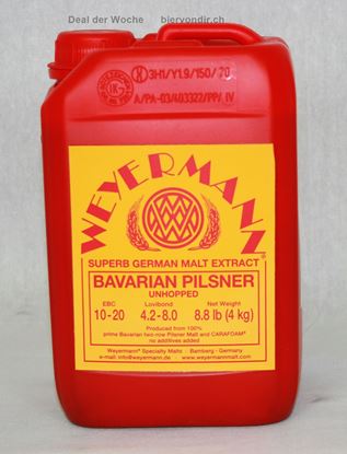 Bild von BAVARIAN PILSNER 15 - 18 EBC 4 kg
