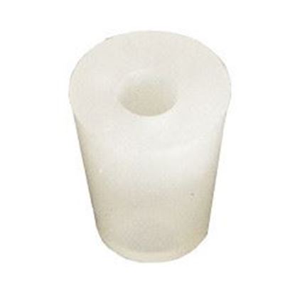 Bild von Silikonstopfen D18/24 + 9 mm Loch