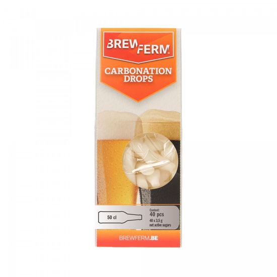Bild von Brewferm Carbonation Drops für 50 cl Flaschen - 40 Stück