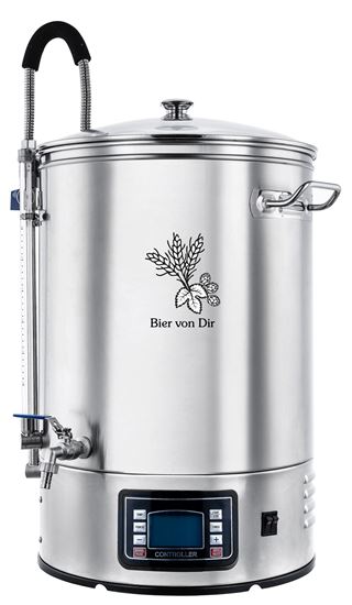 Bild von Brauanlage Micro Brewery Monk 40 Liter + Isoliermantel + Whirpool Arm